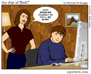 Joy Of Tech - Stop Googling Yourself