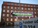 Mjølnerparken neonsign