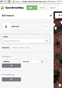OpenStreetMap – Edit feature