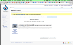 Wikimedia Commons – UploadWizard – Use