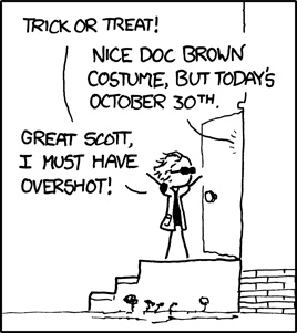 Not enough houses on your block?  Just hit them at 30-year intervals from here to 2300 and get 10x the candy.