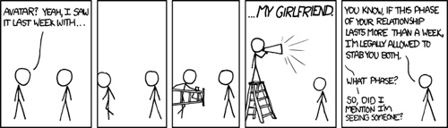 The most brutal way I've ever seen someone handle this was 'Oh, you have a girlfriend. Are you going to get married?'  'I, uh, don't know--' 'Well, do you love her?' '...' 'Anyway, what were you saying about the movie?'